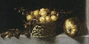 Still life with fruit and vegetables Juan van der Hamen y Leon